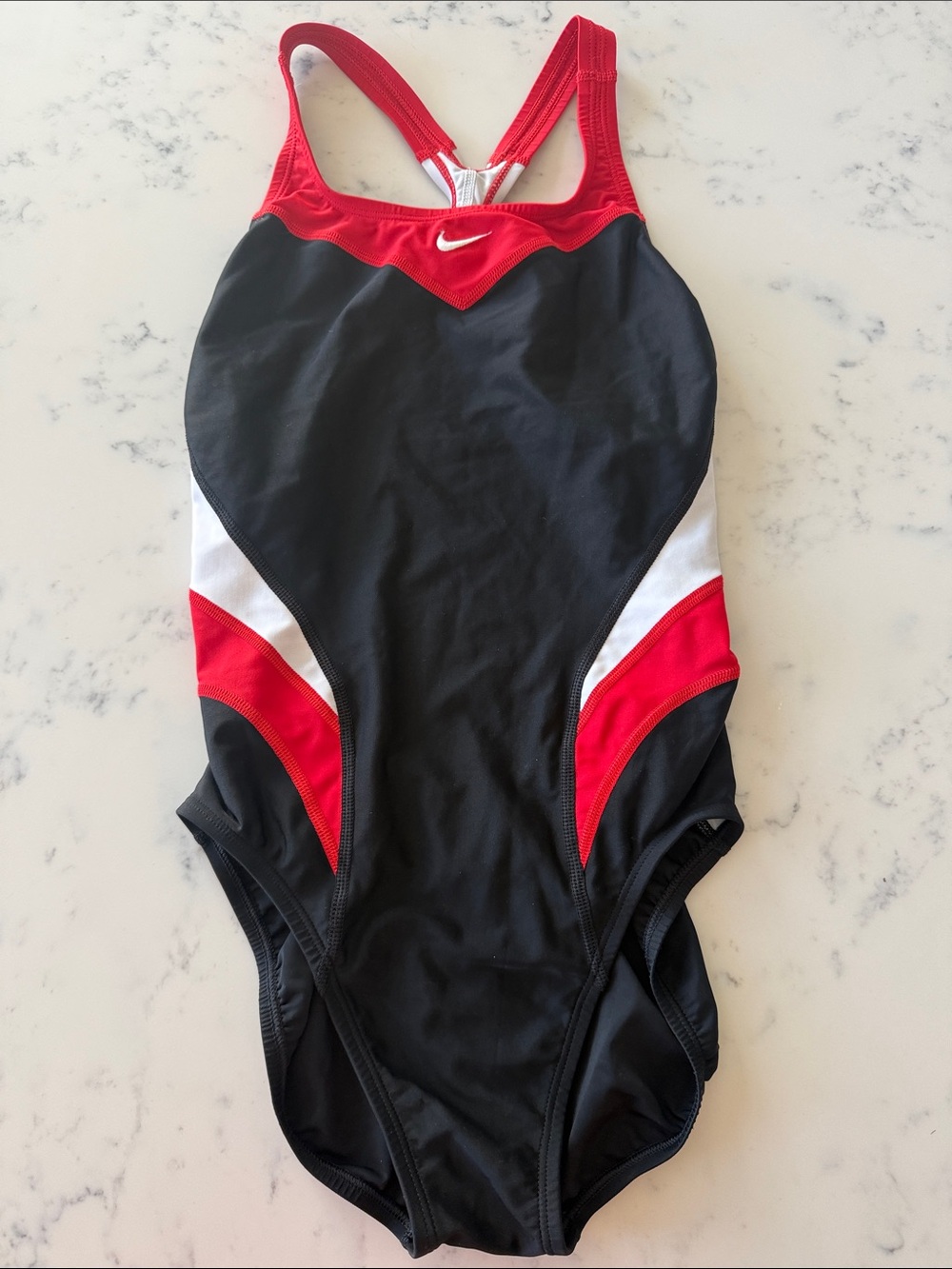 Vintage Nike One Piece Swimsuit Colorblock Women’s Size 10